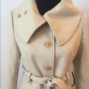 Anthropologie Tulle pea coat